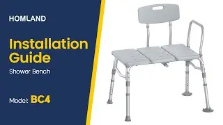 How to Install Shower Bench (Model: BC4)