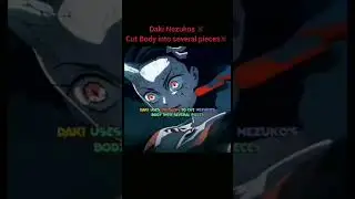 Daki Nezukos cut Body☠️ #anime #viral #trendingshorts #shortvideo #anime