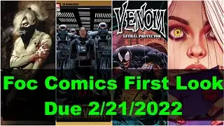 Foc Comics First Look For Orders Due 2/21/2022 | Comic Speculation | Venom | Star Wars | SIKTC