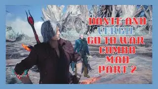Dante vs Vergil Anime Style Combo Mad Action | DMC 5 Special Edition