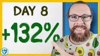 Мой доход вырос на 132% 💪🥳 День 5 по 8-й день конкурса Small Account Challenge