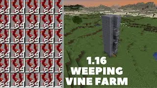 1.16 Weeping Vine Farm - Minecraft Tutorials