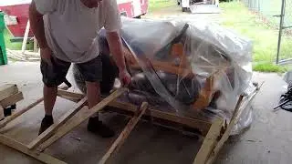 Unboxing Cub Cadet ZT1 Ultima   42 in deck, zero point turn, lawn mower   Part 1