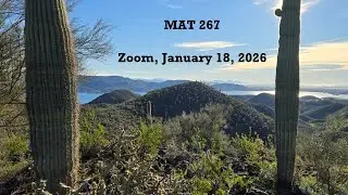 MAT 267 Zoom - January 18, 2026