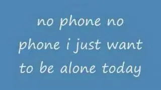 CAKE-NO PHONE LYRICS