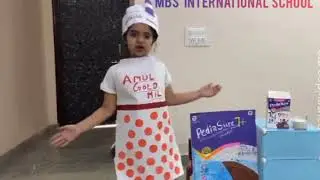 amul gold milk diy fancy dress ll Performance on food instinct ll #pediasure7+ #amulgoldmilk