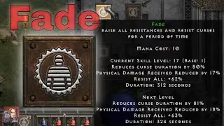 D2R Skills & Abilities - Fade, Shadow Disciplines (Assassin)