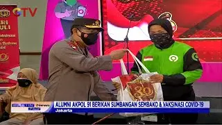 Alumni Akpol 91 Gelar Vaksinasi COVID-19 dan Bagikan Sembako #BIP 02/08