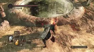 Dark Souls II Pushing Licia of Lindeldt Into The Pit (Easy Kill)