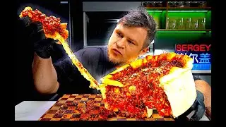 CHICAGO STYLE PIZZA, ASMR MUKBANG, АСМР МУКБАНГ, 먹방, 大食い, たべる