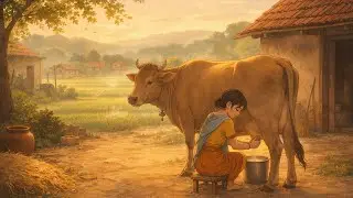 A Peaceful Day in Village Life 🌿 | Ghibli Style Calm Story