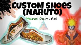 Custom Shoes || Naruto || Pinoy Custom || Hand Painted || Gradient color