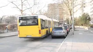 Berlin: Ausfahrt eines MAN GN03 4020 am Senftenberger Ring Ost