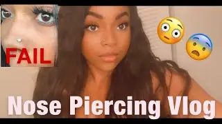 Nose Piercing FAIL! **he got fired!!**