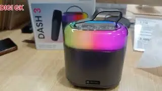 Portronics Dash 3 &ndash; 16W Portable Bluetooth Speaker with Wireless Karaoke Mic | 2500mAh | IPX4