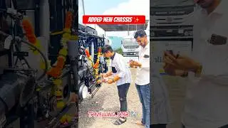 Congratulation sitaram Travels ✨&hearts;️ ll Added New BS6 chassis #reels #travels #bus #luxury #trending