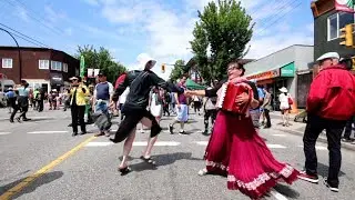 Harinam Sankirtan at the Italian Day Festival @ Vancouver BC Canada