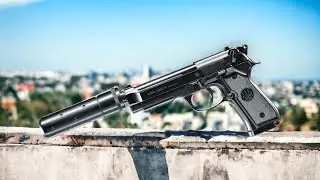 Beretta MOD.92A1 Tactical+Amortizor Cod Produs:C1140 AirsoftGeneral.ro #airsoft #airsoftromania#fyp