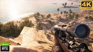 Ultra Realistic Sniping in Battlefield V 🔥 | 4K Cinematic Mission