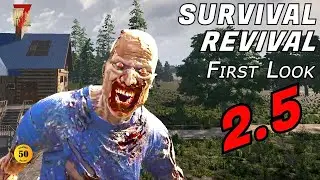 2.5 Survival Revival - First Look - A Zombie Swim Horde Base? EP 6