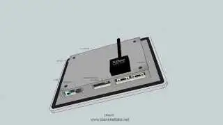Android Multi-Touch Panel 3D Animation - Ltouch F IP54