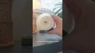 How to Light a Candle with a Wooden Wick