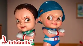 Chunnu Munnu Two Brothers - Sharing is Caring | Nursery rhymes & Kids Songs | Infobells #babyrhymes