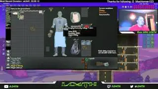 Playing a bit of Terraria on Pc and Neo Scavenger - 1 / 3