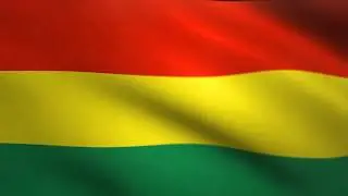 Bolivia Flag waving animated using MIR plug in after effects - free motion graphics