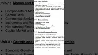 UGC NET Economics Syllabus 2025..