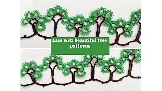 Create Tree Pattern | shuttle tatting lace design