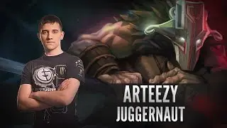 Arteezy (Juggernaut) - Gameplay Dota 2 MMR