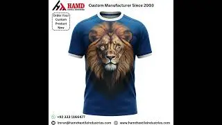 Eco Friendly Custom Soccer Jersey &ndash; Organic & Recycled Fabric  Bold Lion Design  Sustainable Sportsw