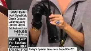 IMAN Global Chic Classic Couture Luxurious Long Leather ...