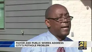Mayor and Public Works address city's pothole problem