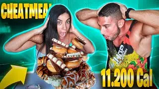 CHEATMEAL con la CARI !! 11.200 CALORÍAS en DONUTS Y MAS. RETO de COMIDA.