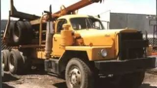 Old peterbilt ,Mack ,Kenworth logging trucks of yesterday.