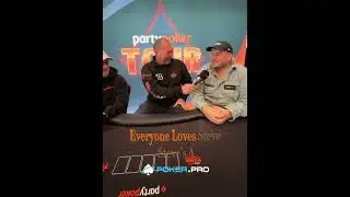 Partypoker ambassador Glenn Brown caught up for pokerpro with brothers Jamie Staples and Matt