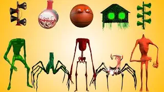 WRONG HEADS SIREN HEAD POOP, SIREN HEAD HOUSE, SIREN HEAD BRAIN EYE, SIREN HEAD OCTOPUS, SIREN HEAD