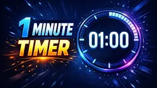 1 Minute Timer ⏱️ | Focus & Countdown | Online Timer Flow