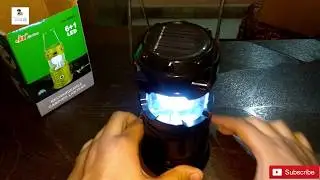 Solar Rechargeable Led Camping Lantern Lamp Light - Emergency Lantern
