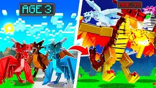 Улучшаем ДРАКОНЬИ БАШНИ до БОГО-ДРАКОНОВ в MINECRAFT!