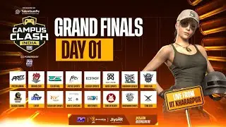 Campus Clash India Grand Finals (Day 1) | Live BGMI LAN Action from IIT Kharagpur