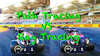 Path Tracing Vs Ray Tracing Comparison | F1 25