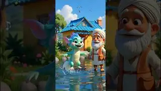 जलपरी और दादा की कहानी😱😱 #3danimation #animatedcartoon #video #cartoon #animation #animationseries
