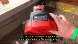 Rese&ntilde;a del Einhell Ventilador con bater&iacute;a GE-CF 18/2200 Li-Solo Power X-Change (18 V, iones de Li, 3
