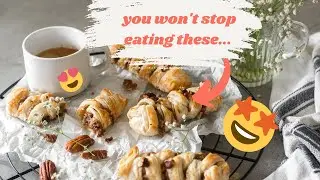 BEST BREAKFAST PASTRIES - MAPLE PECAN DANISH | Best Puff Pastry Recipes | The Cupcake Confession