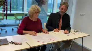 Signing agreement Aeres Hogeschool  Wageningen and Hochschule f&uuml;r Agrar- und Umweltp&auml;dagogik Wien