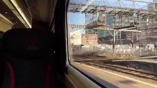 Leaving London Kings Cross On A Virgin Trains East Coast Class 43 HST (20/1/16)