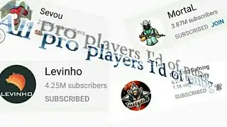 SEVOU,LEVINHO ID AND MORE PRO PLAYERS ID